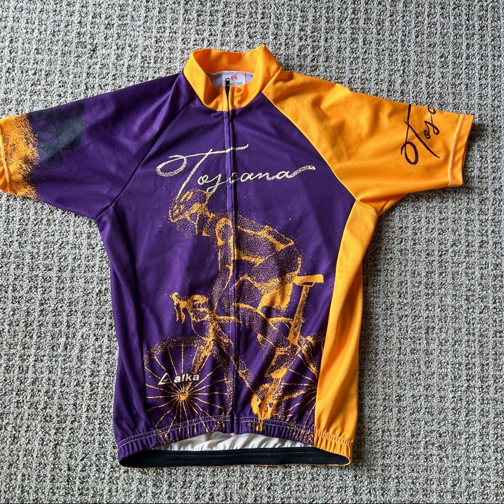 ALKA SKYLINE SHORT SLEEVE CYCLING JERSEY  SIZE M  NEW